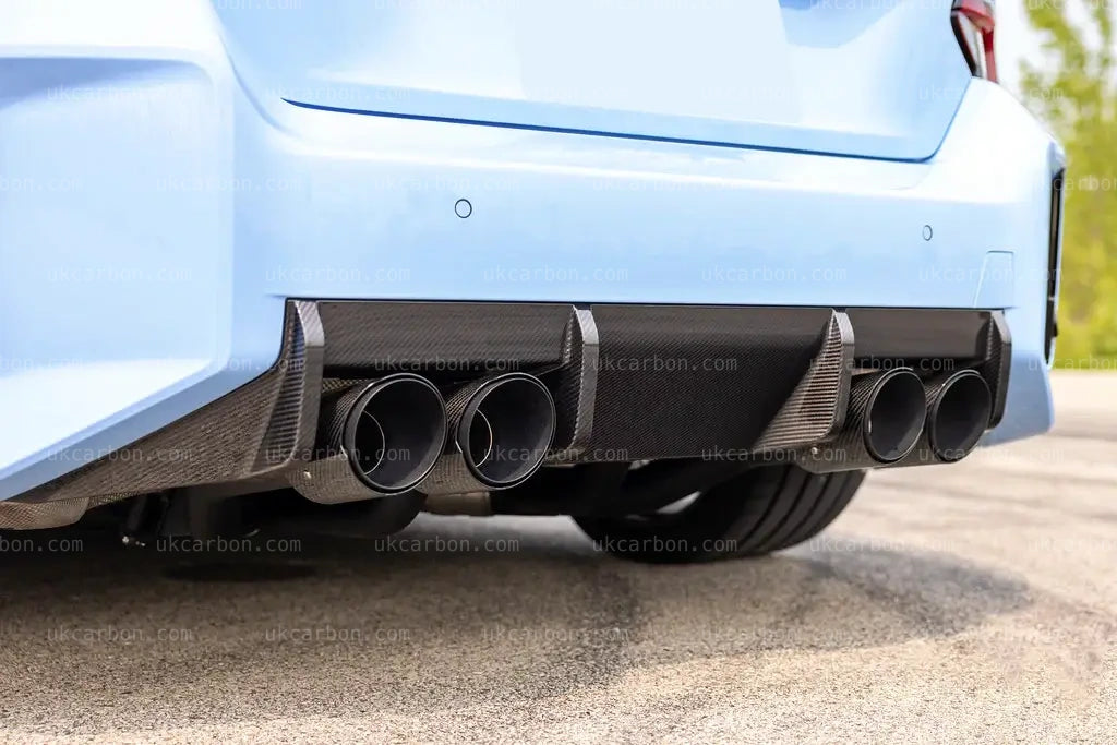 BMW M2 Diffuser G87 Pre Preg Dry Carbon Fibre Kit 2023+ by UKCarbon
