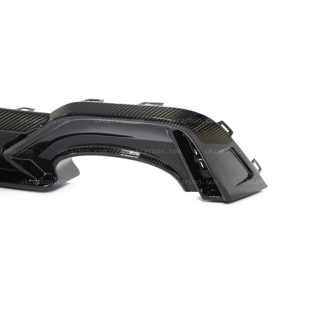 Audi RS6 Diffuser Pre Preg Carbon Fibre C8 2018 + Rear Bumper Kit by UKCarbon