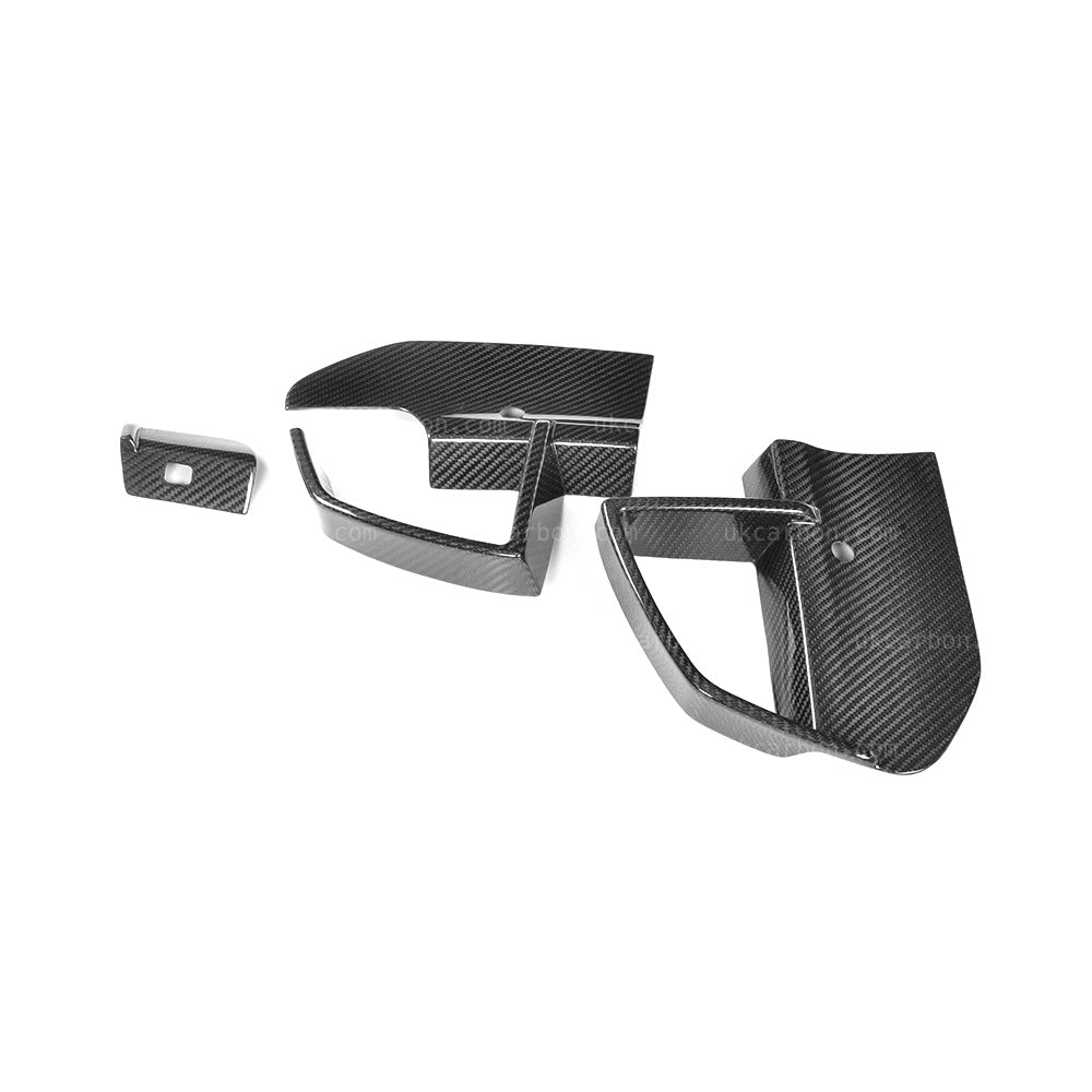 BMW X3 M40i Carbon Fibre Front Bumper Vent Insert Splitter G01 by UKCarbon