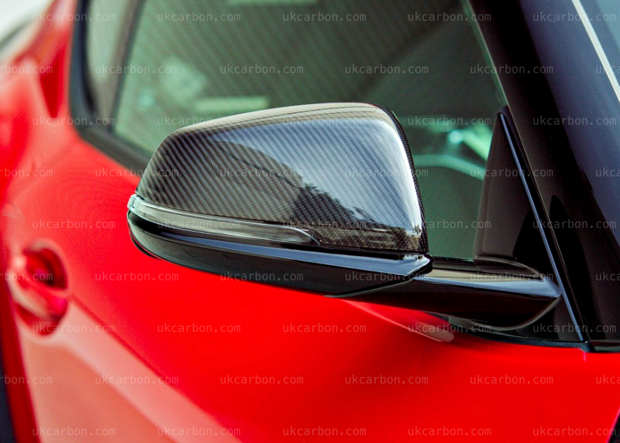 TOYOTA SUPRA Carbon Mirror Fibre Wing Cover Replacements Covers A90 by UKCarbon
