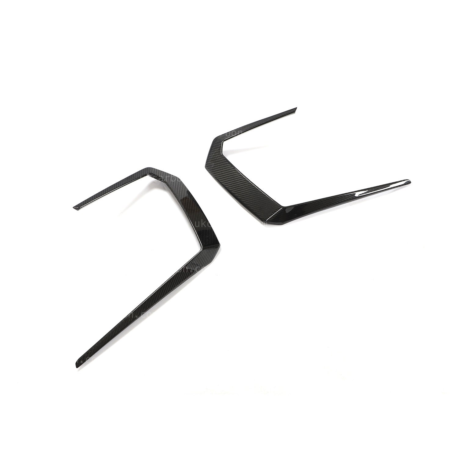 Lamborghini Urus Carbon Fibre Front Bumper Splitter Fender Trim Kit by UKCarbon