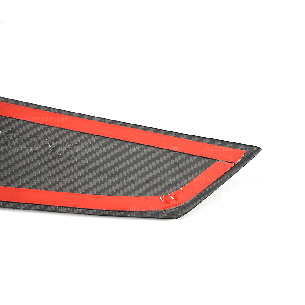 Tesla Model S Carbon Fender Fibre Trim Insert Vents Kit P85D P100D by UKCarbon