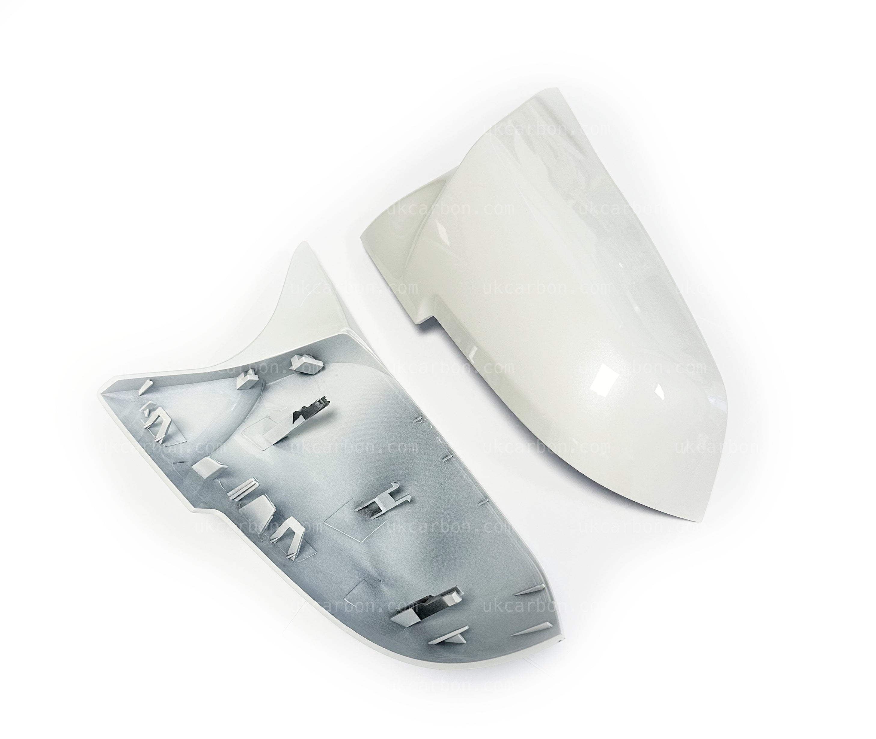 BMW 1 2 3 4 Series Mineral White A96 Wing Mirror Replacements Covers by UKCarbon