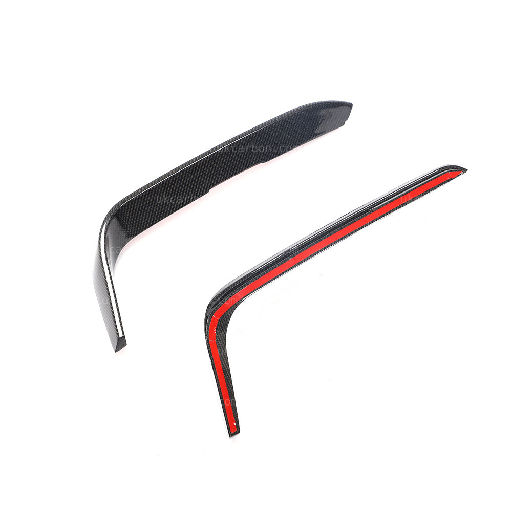 Alfa Romeo Giulia Carbon Fibre Canards Insert by UKCarbon