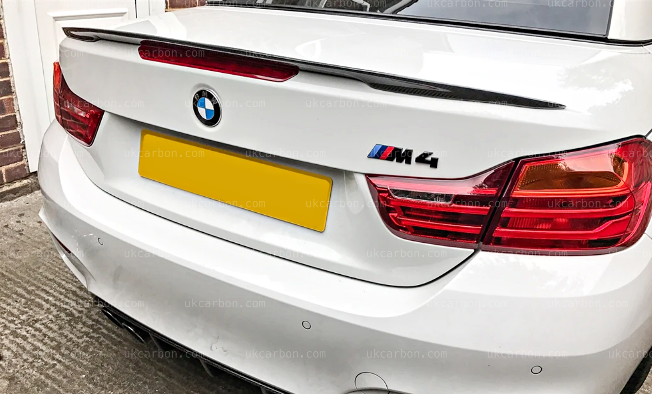 BMW 4 Series Spoiler Carbon Fibre M Performance Boot F33 Convertible by UKCarbon