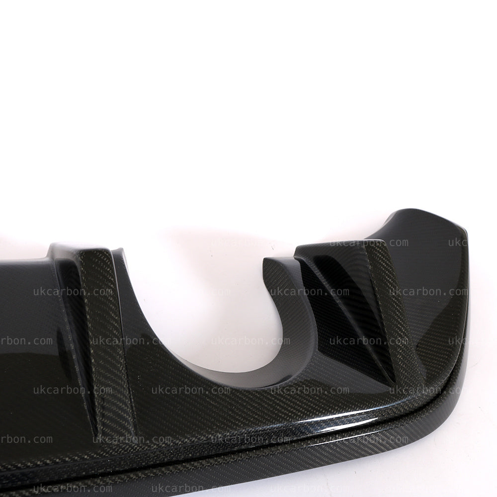 Ford Focus RS Diffuser Real Carbon Fibre Rear Bumper Kit MK3 16-18 by UKCarbon