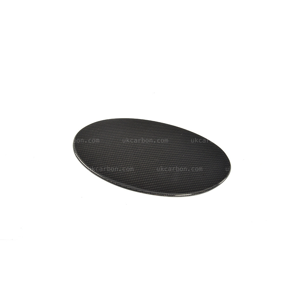 Alfa Romeo Giulia Carbon Fuel Tank Cover Cap Stick On Insert by UKCarbon