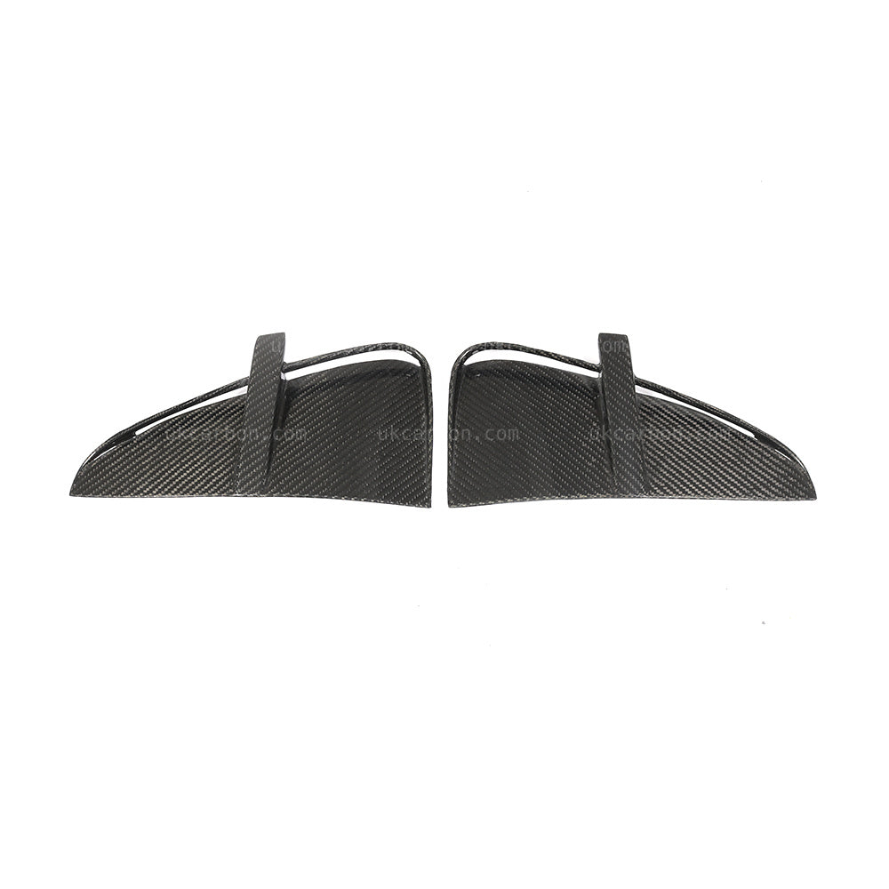 UKCARBON Carbon Fibre Fender Vents Grille Cover Trim Replacement For BMW X5 F15