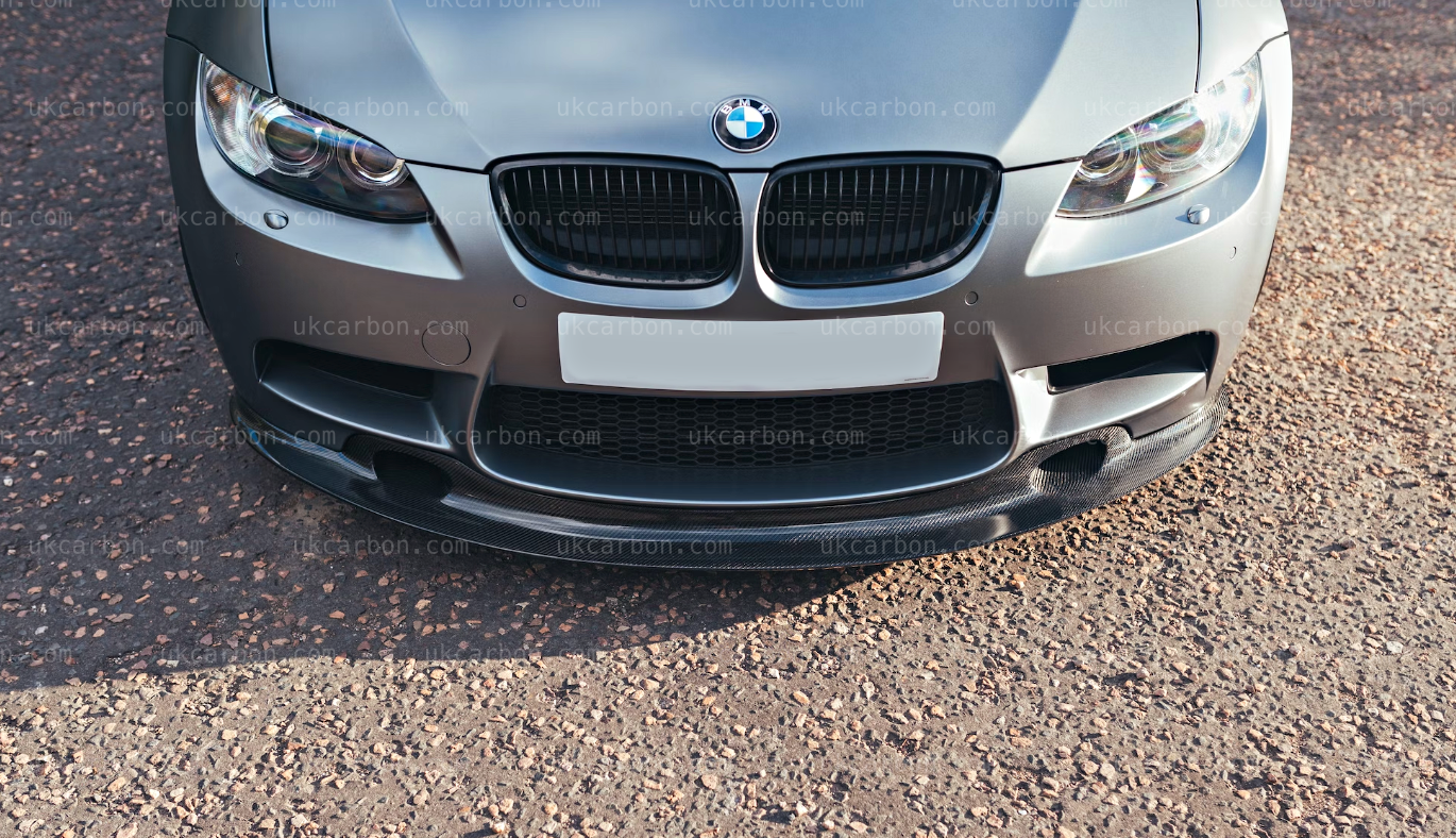 BMW M3 E92 Carbon Fibre Bumper Splitter Spoiler Lip MP GT4 Track V8 by UKCarbon