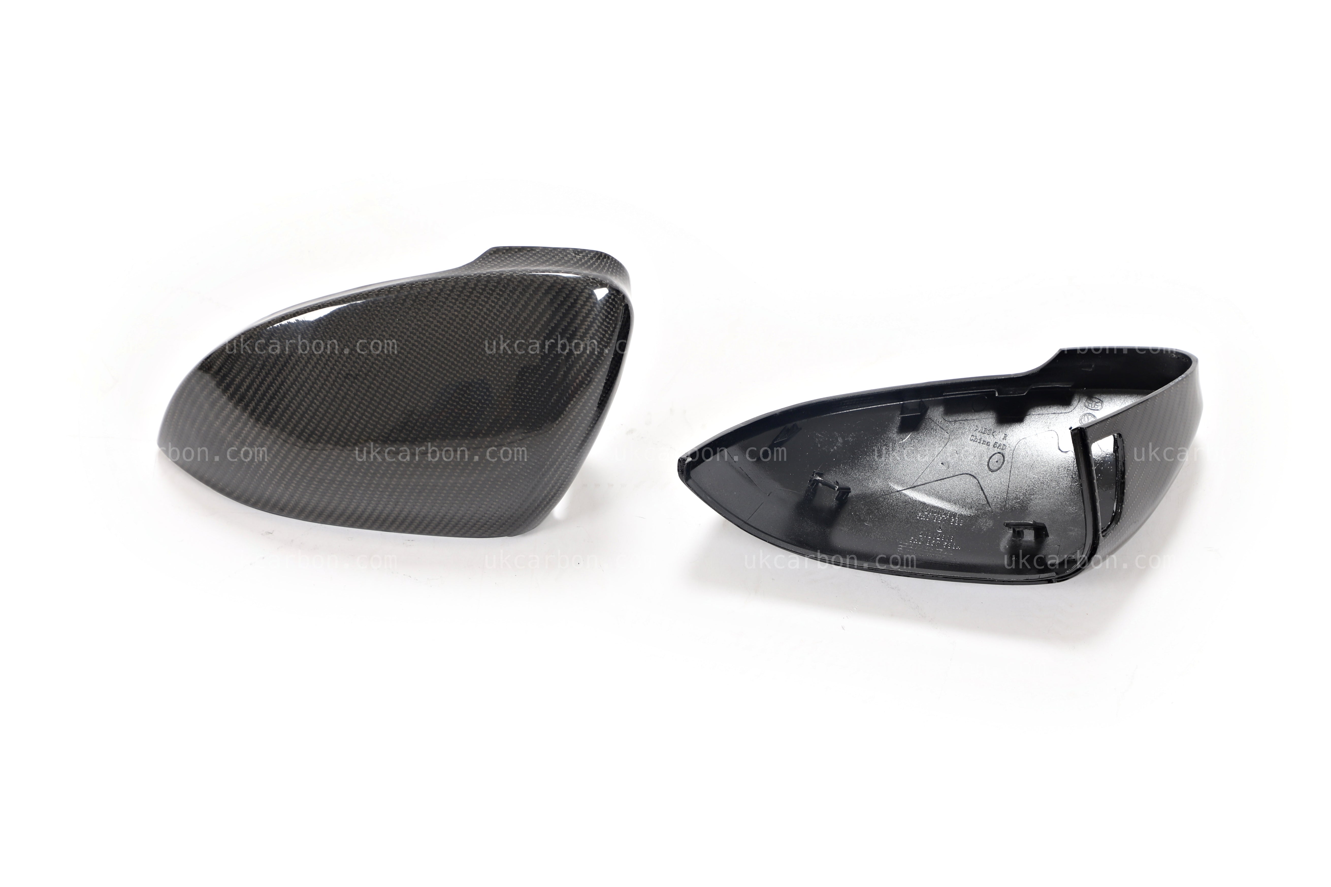 Volkswagen Golf GTI R Carbon Fibre Wing Mirror Cover Lane Assist MK8 by UKCarbon