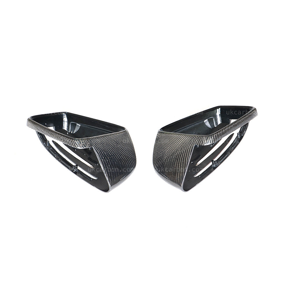 Mercedes Benz A CLA Class Carbon Fibre Mirror Cover Replacements by UKCarbon