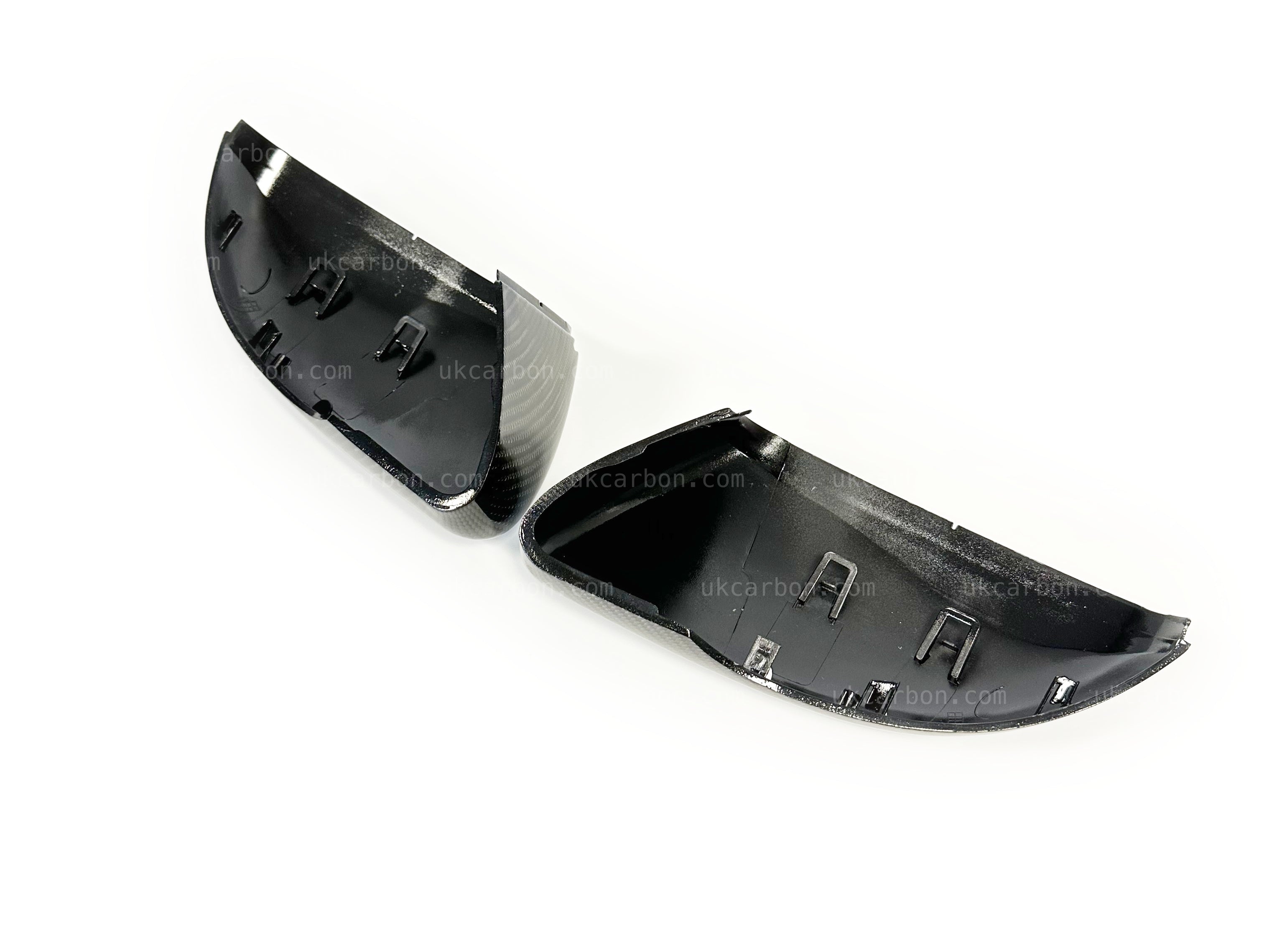 Volkswagen VW Golf GTi R MK6 Carbon Wing Mirror Cover Replacements by UKCarbon
