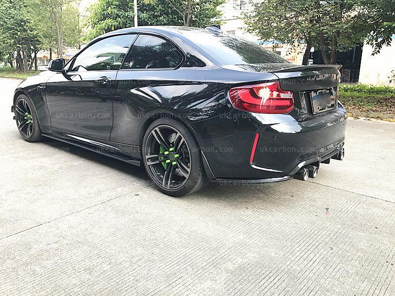 BMW M2 Carbon Diffuser Bumper Guard M Performance Rear F87 by UKCarbon