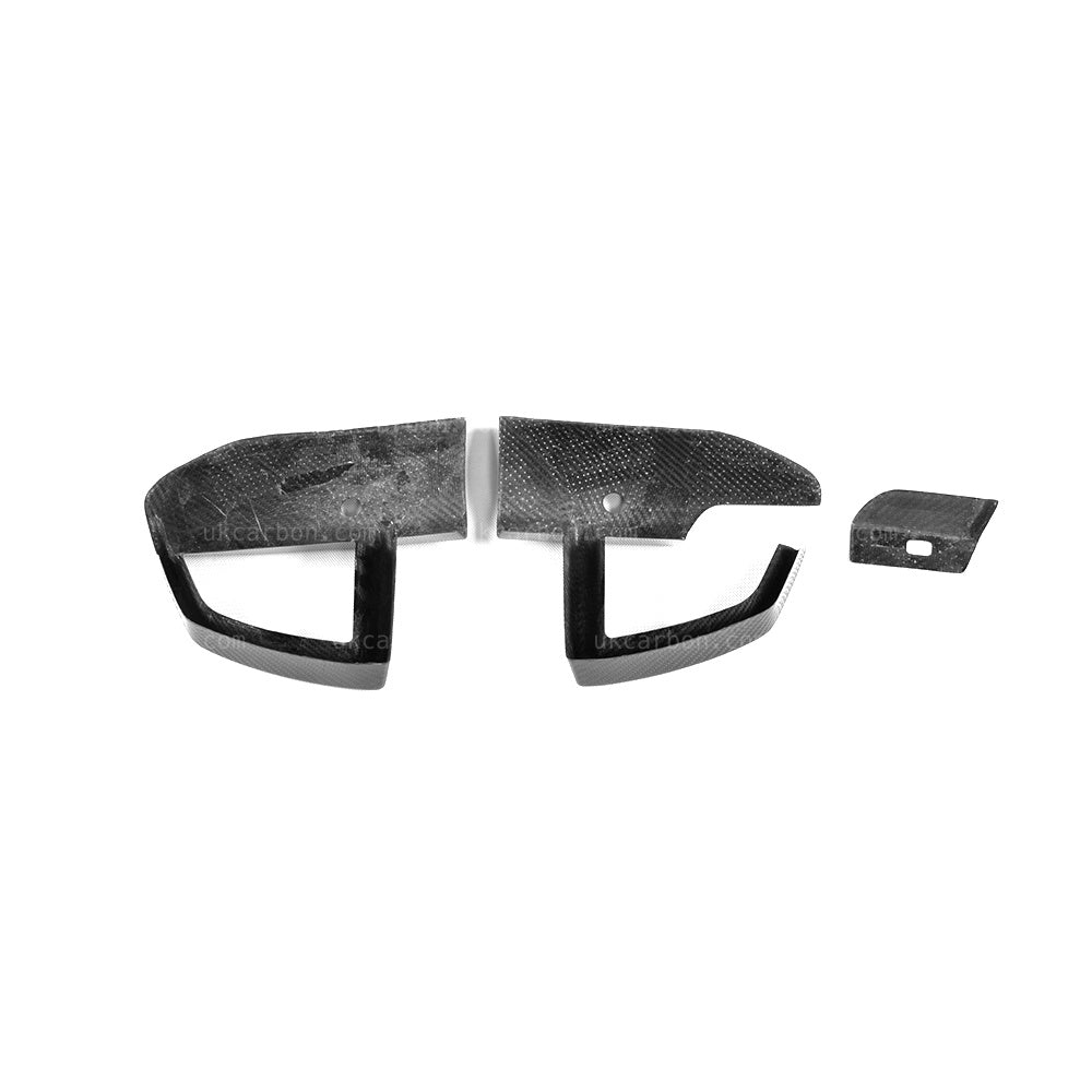 BMW X3 M40i Carbon Fibre Front Bumper Vent Insert Splitter G01 by UKCarbon