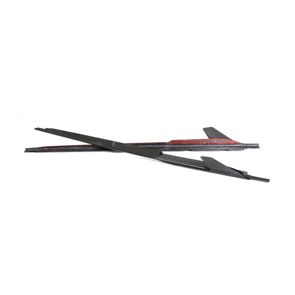 Audi R8 Gen 2 Side Skirts Carbon Fibre Pre Preg