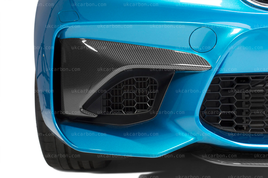 BMW M2 Carbon Splitter Trim Insert M Performance Body Kit Front F87 by UKCarbon