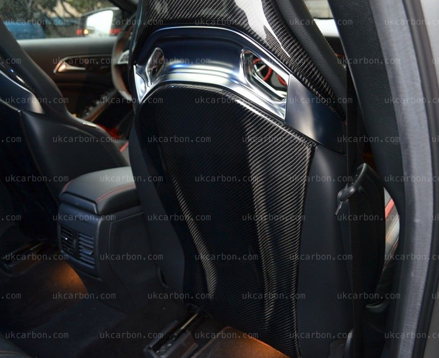 Mercedes Benz A45 CLA45 GLA 43 C43 AMG Carbon Fibre Seat Back Covers by UKCarbon