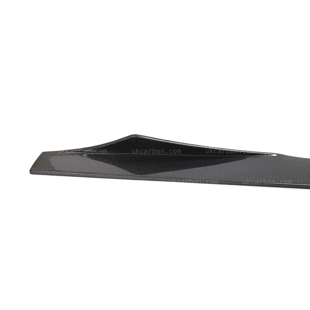 Alfa Romeo Giulia Real Carbon Fibre Side Skirt Kit Fin Style