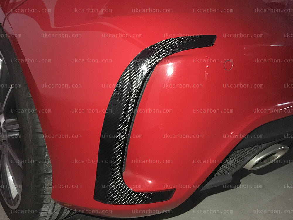 Mercedes A45 Carbon Bumper Rear Vents Exterior Trim W176 AMG by UKCarbon