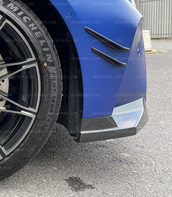 BMW M3 G80 M4 G82 G83 Pre Preg Carbon Fibre Front Splitter Lip M Performance by UKCarbon