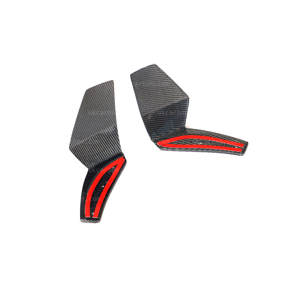 BMW X5 M Sport Carbon Fibre Front Bumper Vent Insert Splitter G05 by UKCarbon