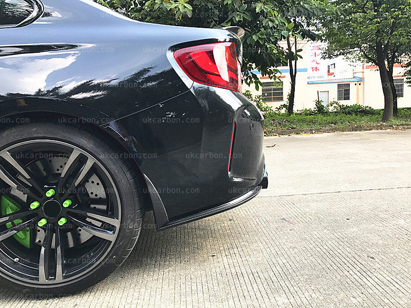 BMW M2 Carbon Diffuser Bumper Guard M Performance Rear F87 by UKCarbon