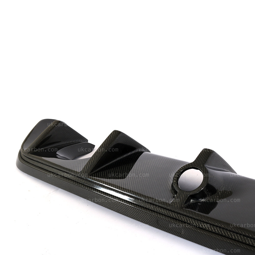 Ford Focus RS Diffuser Real Carbon Fibre Rear Bumper Kit MK3 16-18 by UKCarbon