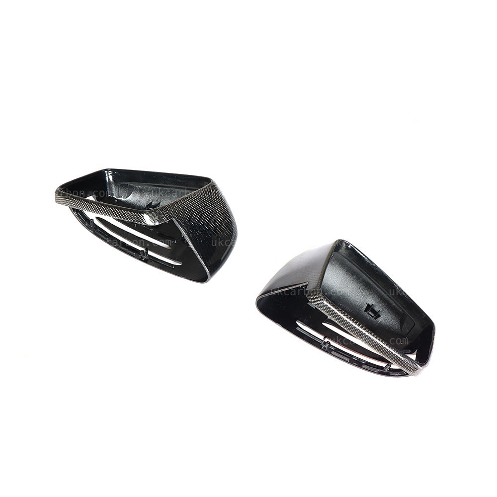 Mercedes Benz A CLA Class Carbon Fibre Mirror Cover Replacements by UKCarbon