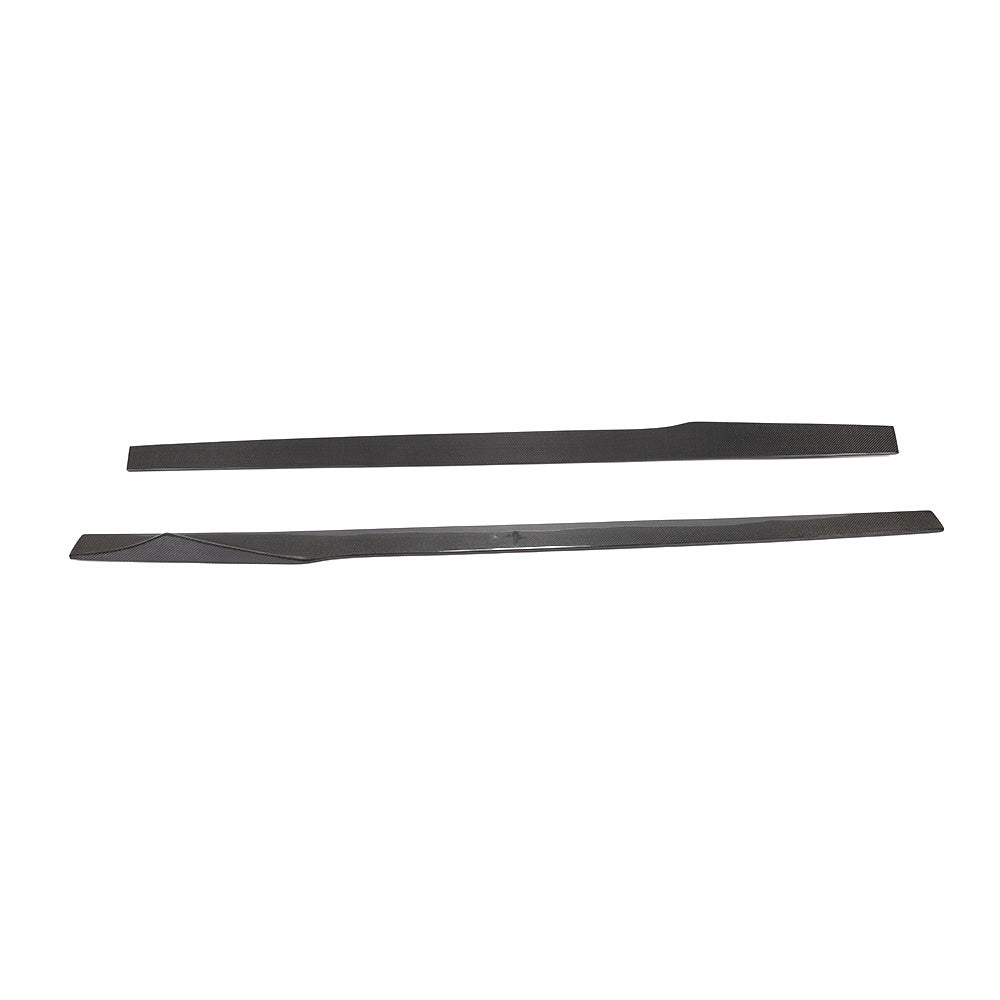 Alfa Romeo Giulia Real Carbon Fibre Side Skirt Kit Fin Style