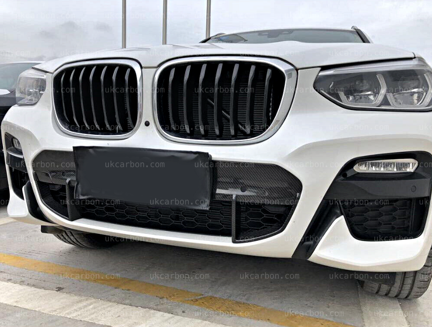 BMW X3 M40i Carbon Fibre Front Bumper Vent Insert Splitter G01 by UKCarbon