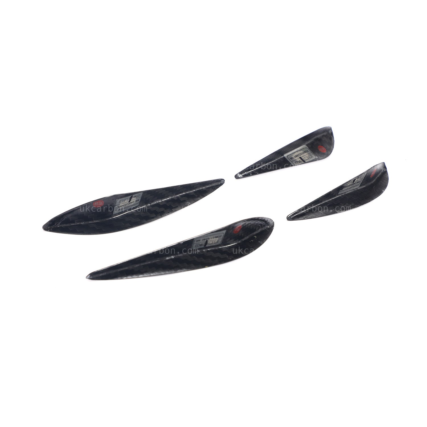 BMW M3 M4 Carbon Canards Front Bumper Fibre OEM Splitter Kit G80 G82 by UKCarbon