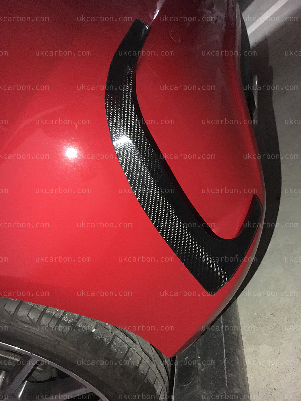 Mercedes A45 Carbon Bumper Rear Vents Exterior Trim W176 AMG by UKCarbon