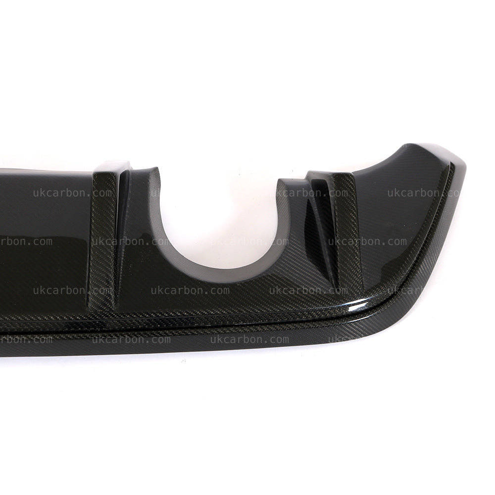 Ford Focus RS Diffuser Real Carbon Fibre Rear Bumper Kit MK3 16-18 by UKCarbon