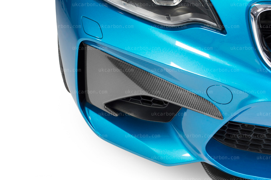 BMW M2 Carbon Splitter Trim Insert M Performance Body Kit Front F87 by UKCarbon