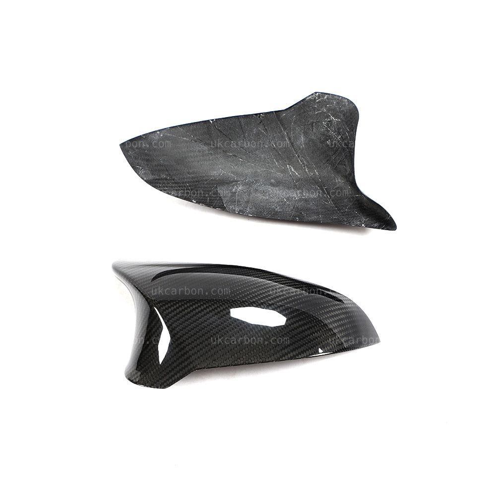 BMW M2C M3 M4 Carbon Fibre Wing Mirror Stick On Covers F80 F82 F83 by UKCarbon