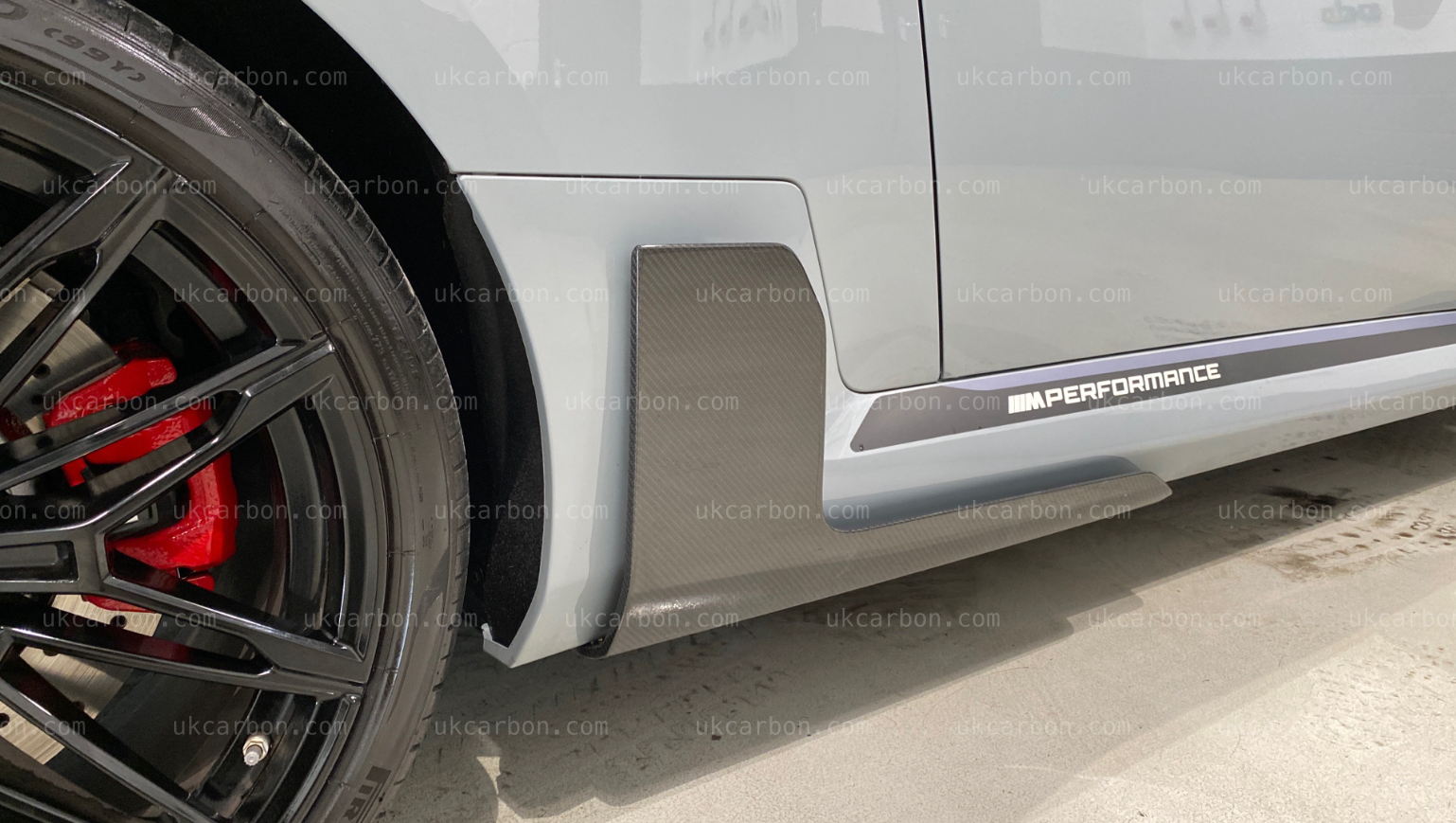 BMW M2 Side Skirt Fins G87 Real Carbon Fibre Kit 2023+ by UKCarbon