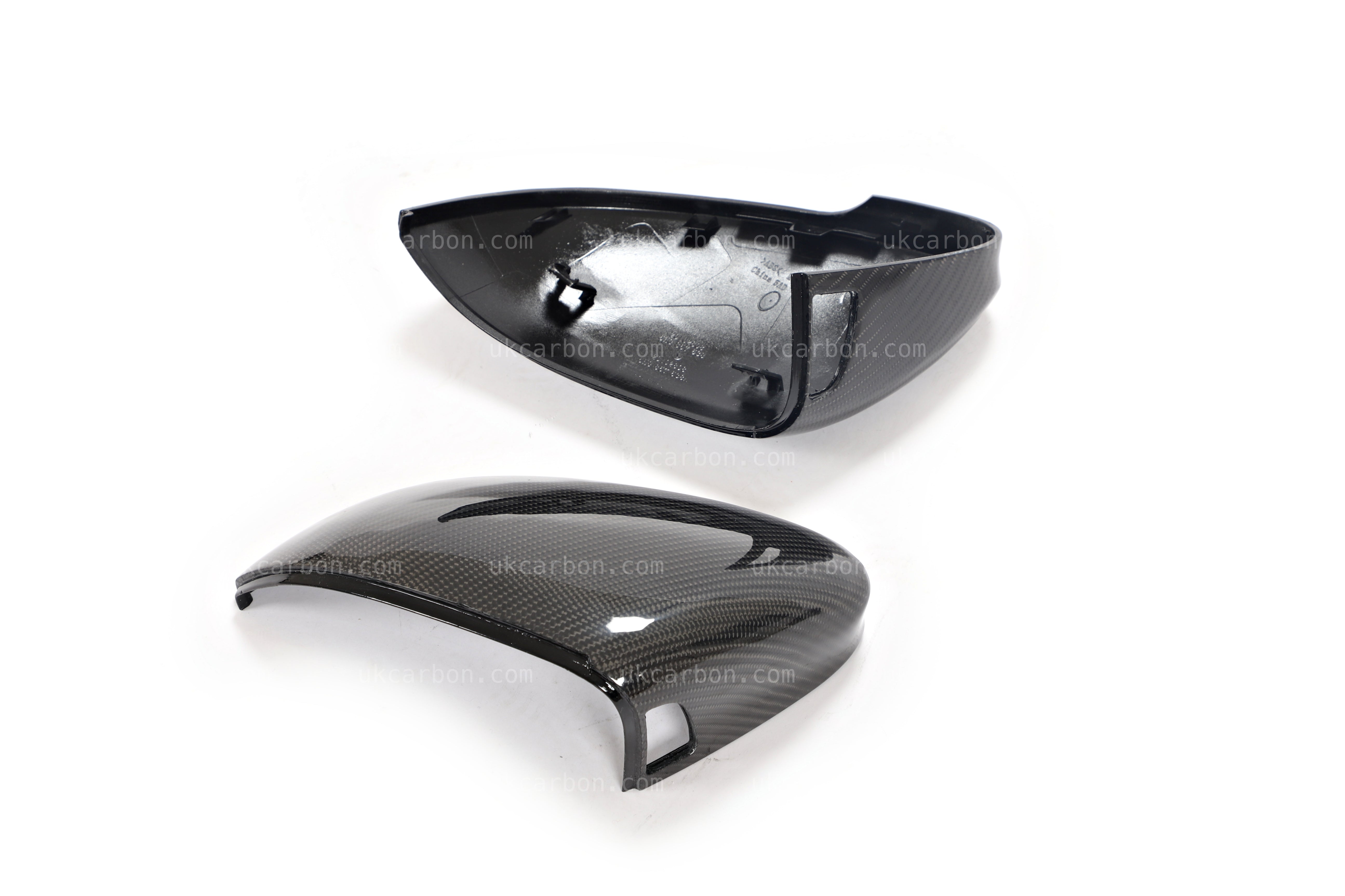 Volkswagen Golf GTI R Carbon Fibre Wing Mirror Cover Lane Assist MK8 by UKCarbon