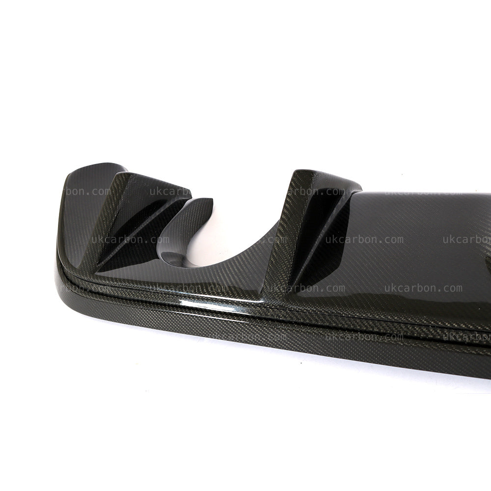 Ford Focus RS Diffuser Real Carbon Fibre Rear Bumper Kit MK3 16-18 by UKCarbon