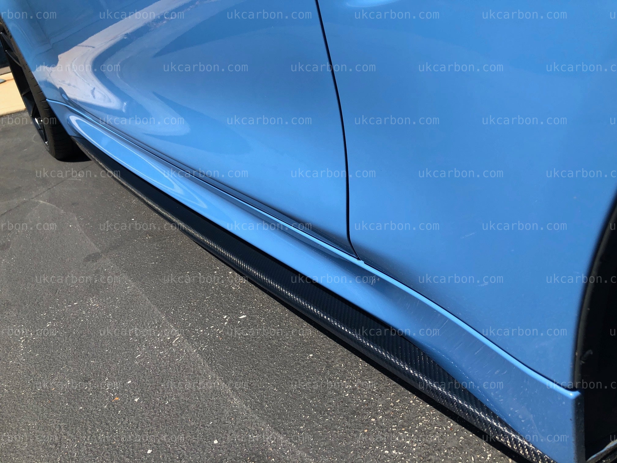 BMW M4 Side Skirts F82 F83 Real Carbon Fibre M Performance
