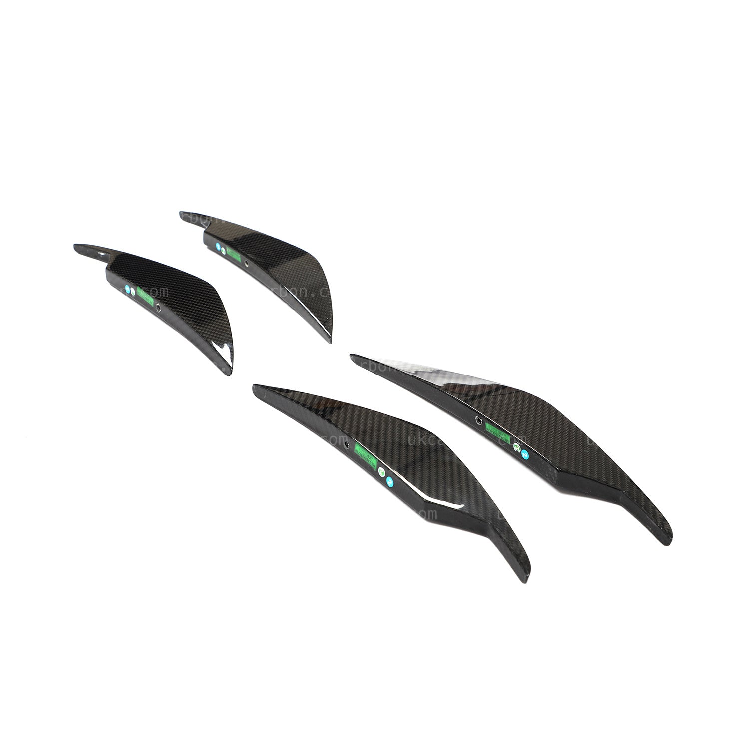 BMW M3 M4 Canards Carbon FIbre Front Bumper AC Style Kit G80 G82 by UKCarbon