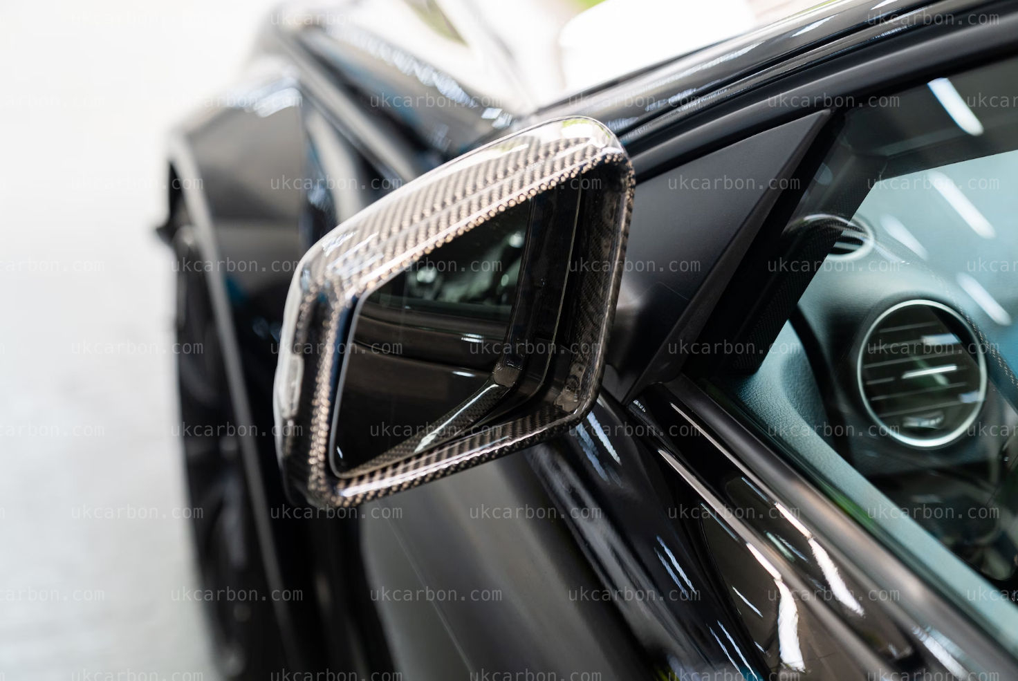 Mercedes Benz A CLA Class Carbon Fibre Mirror Cover Replacements by UKCarbon