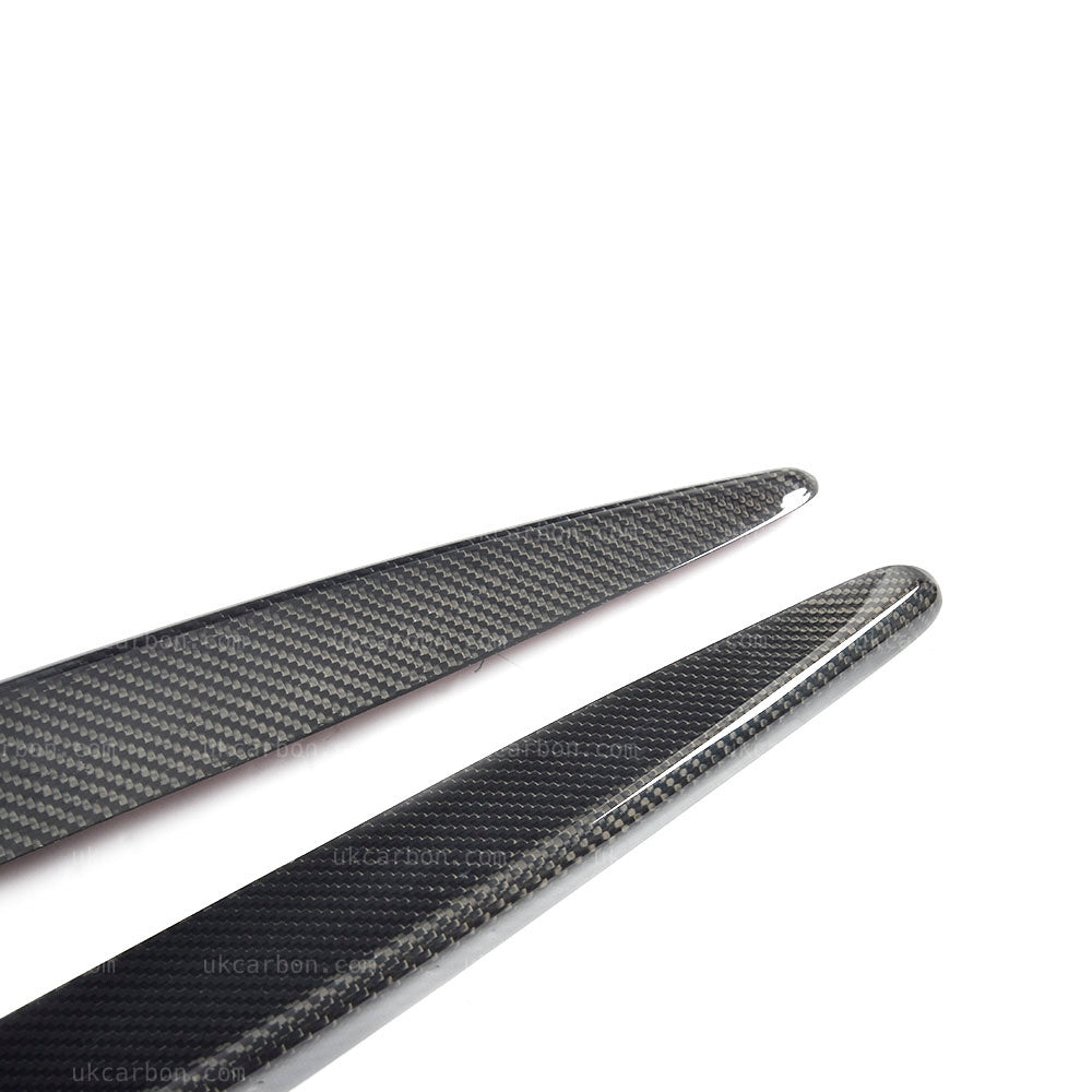 Alfa Romeo Giulia Carbon Fibre Side Skirt Trim by UKCarbon