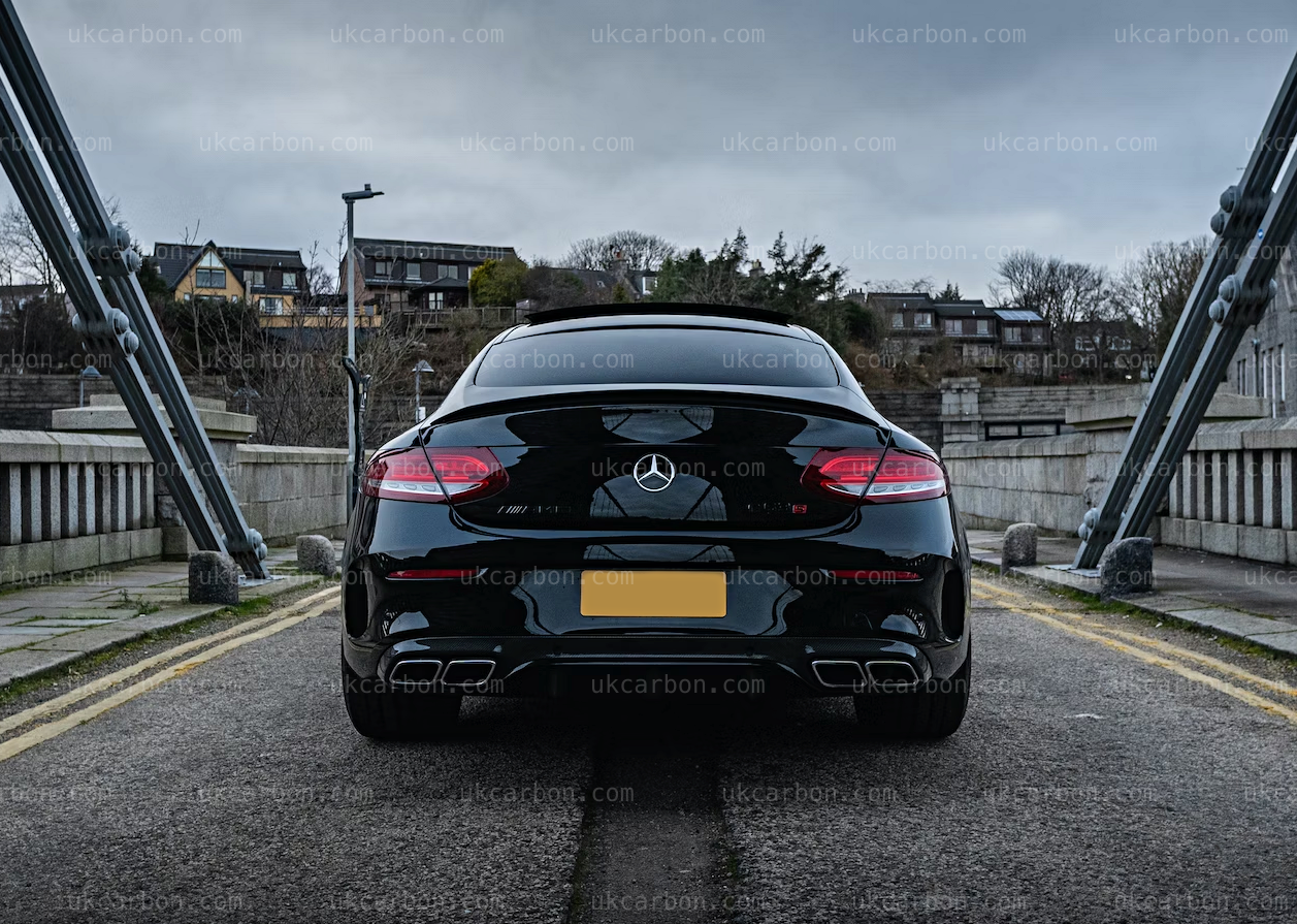 Mercedes Benz C63 Coupe Diffuser OEM Style AMG Kit S W205 C205 by UKCarbon