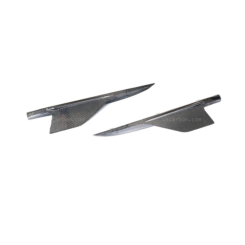 Audi R8 V8 V10 Plus Carbon Fibre Side Skirt Fins Splitter Body Kit by UKCarbon
