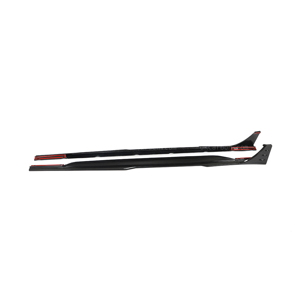 Audi RS6 Side Skirts Pre Preg Carbon Fibre C8 2018+ Body Kit by UKCarbon