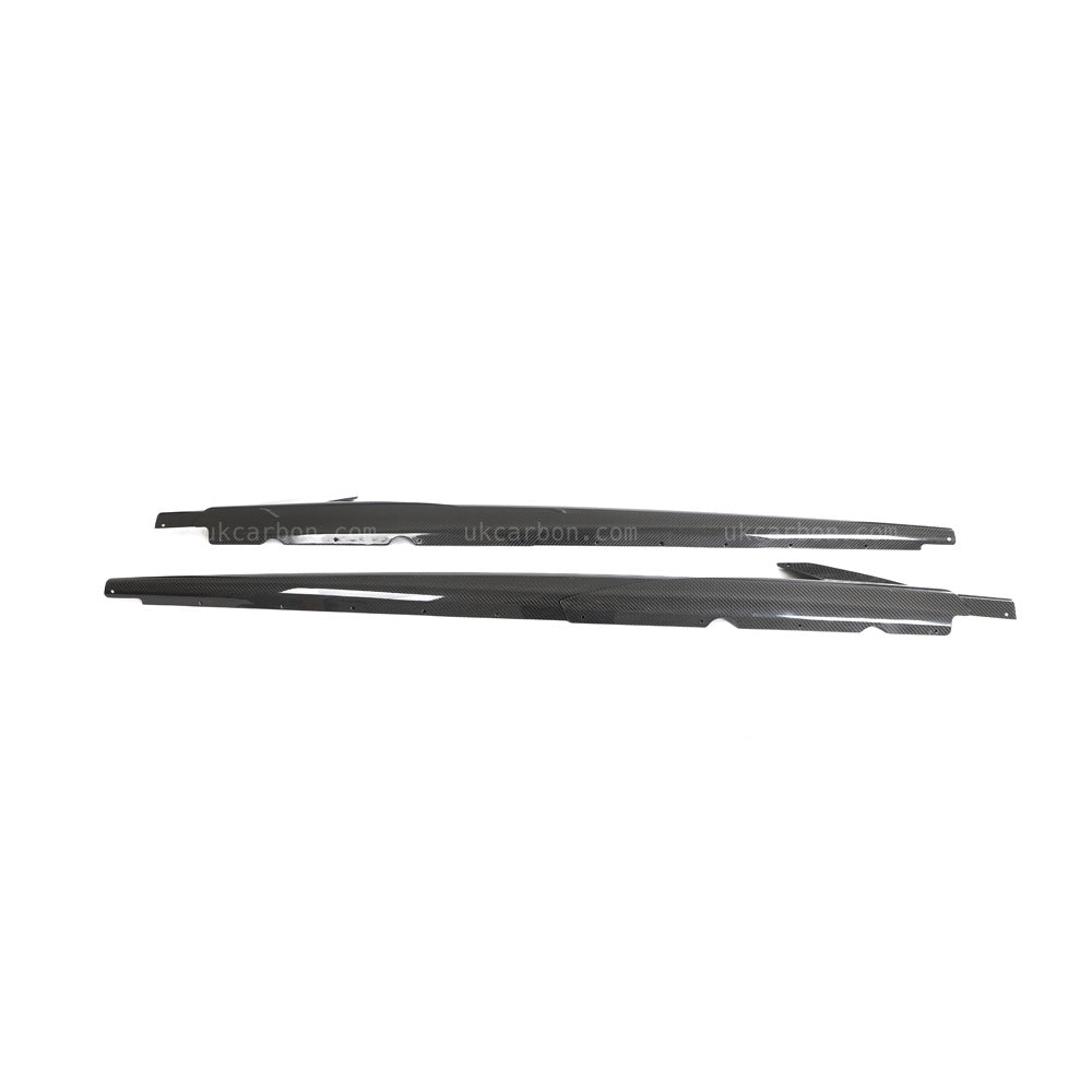 Audi R8 Gen 2 Side Skirts Carbon Fibre Pre Preg