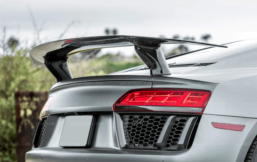 Audi R8 V8 V10 Plus Carbon Fibre Rear Wing Spoiler Vorsteiner Style by UKCarbon