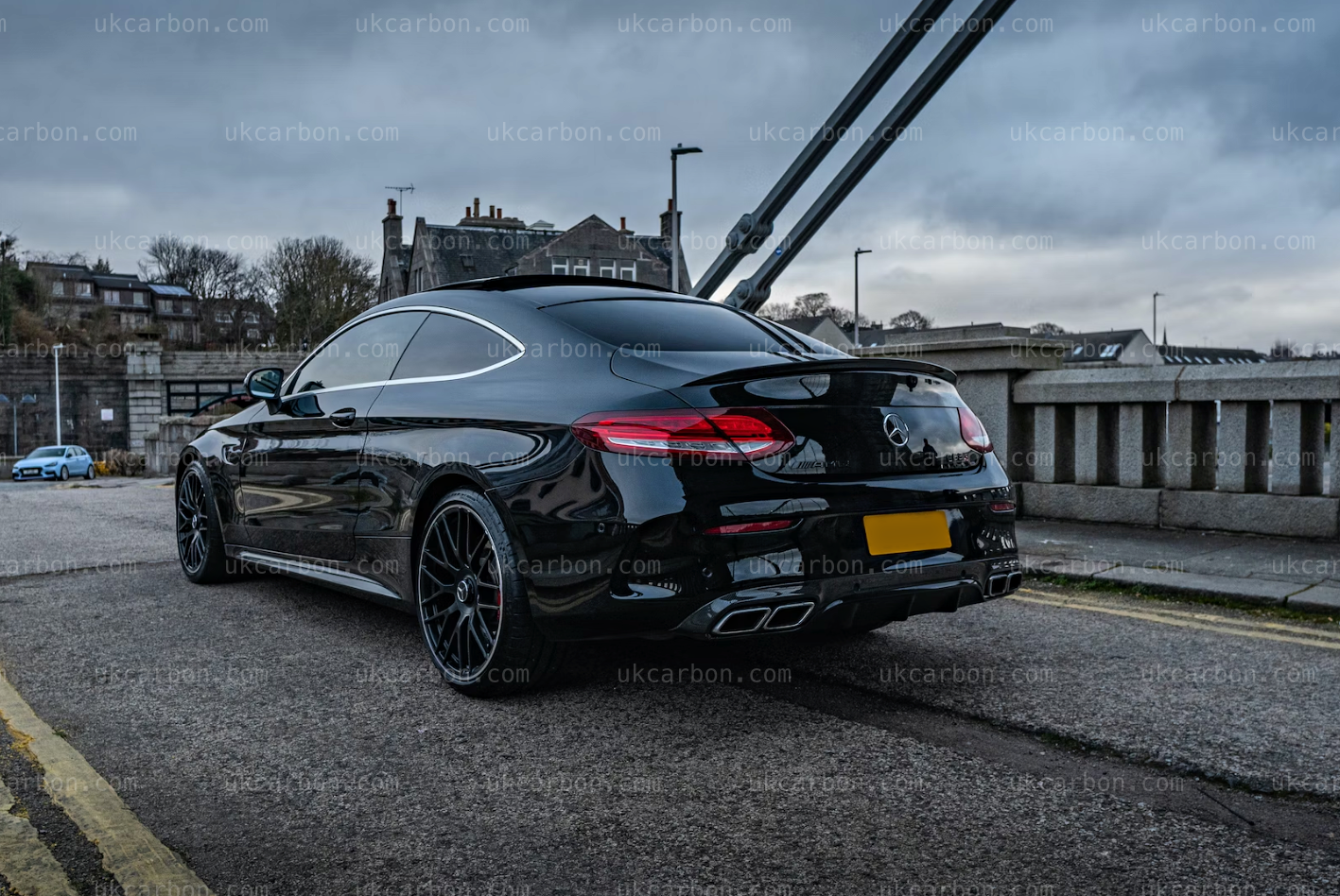 Mercedes Benz C63 Coupe Diffuser OEM Style AMG Kit S W205 C205 by UKCarbon