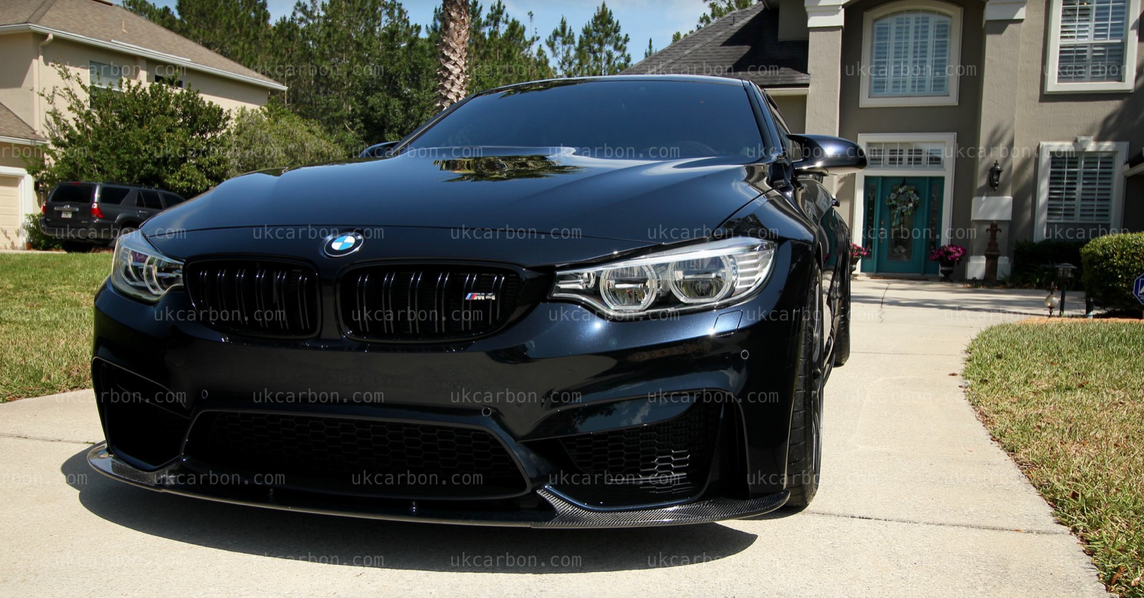 BMW M3 M4 Carbon Fibre Splitter Lip Kit MP 3D Style F80 F82 F83 3.0 By UKCarbon