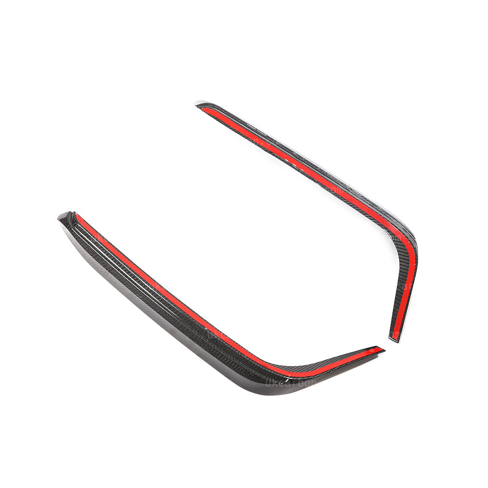 Alfa Romeo Giulia Carbon Fibre Canards Insert by UKCarbon